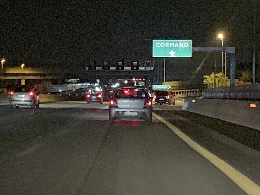 svincolo cormano a4 chiusura autostrada