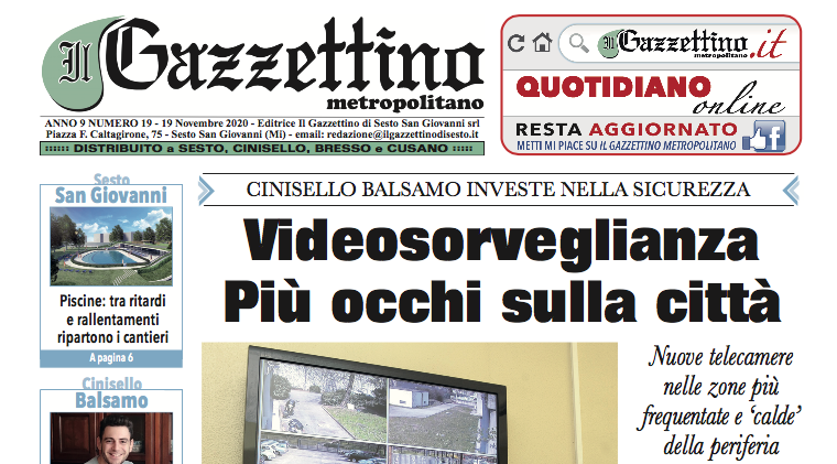 Il Gazzettino Metropolitano del 19 novembre: sfoglia online la tua copia!