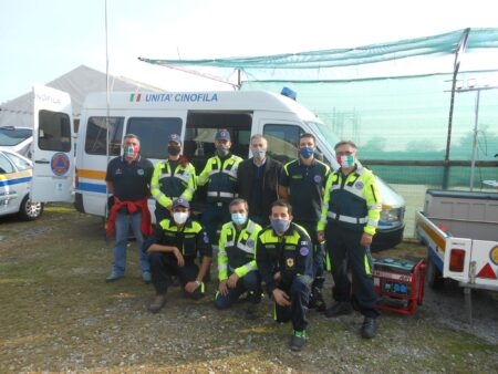 cormano protezione civile unità cinofila