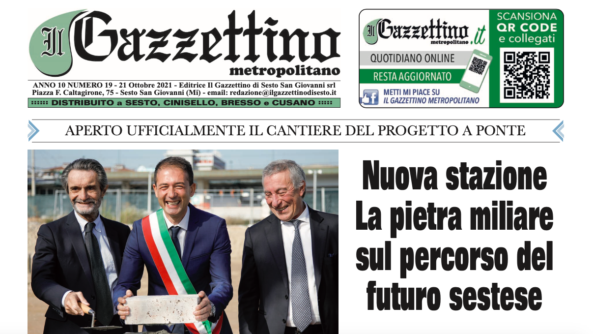 Il Gazzettino Metropolitano del 21 ottobre: sfoglia online la tua copia!