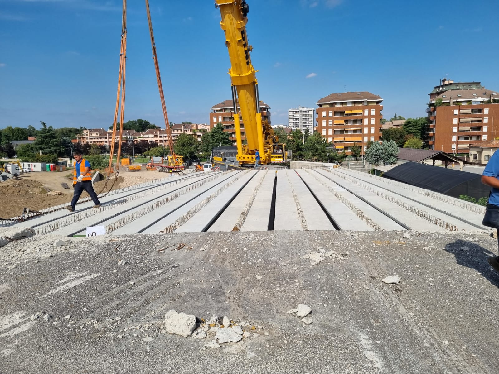 Paderno, proseguono i lavori di ristrutturazione del ponte tra le vie