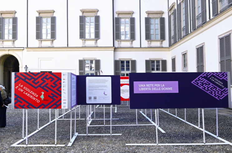 A Palazzo Reale l'installazione 'Il Labirinto' per riconoscere i segnali della violenza di genere