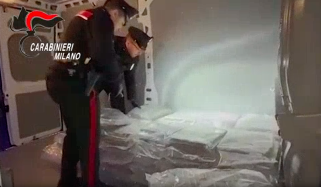 Traffico di droga nel milanese, sequestrati 450 chili di hashish