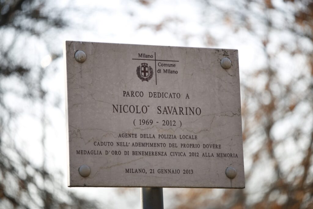 Milano, il ricordo dell'agente Nicolò Savarino, a 14 anni dall'uccisione