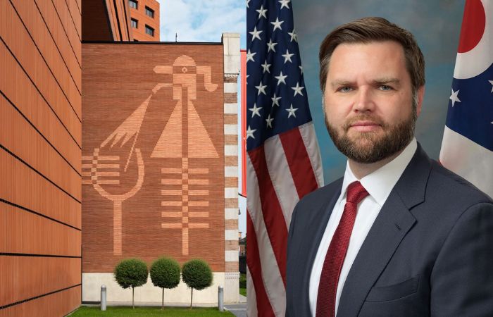 Il vicepresidente Usa JD Vance visita Villa Campari a Sesto San Giovanni