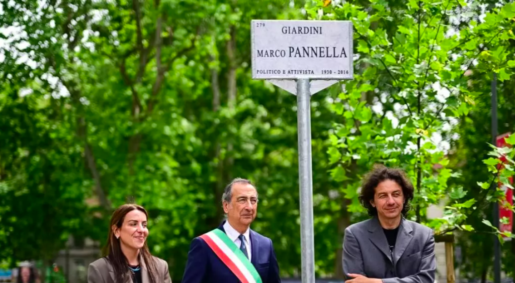 A Milano intitolati a Marco Pannella i Giardini di piazzale Aquileia
