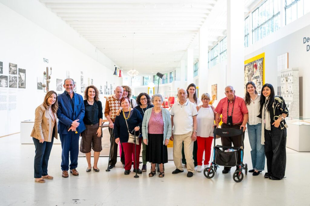 Gli ospiti della Pelucca di Sesto in visita al Museo del Design Italiano